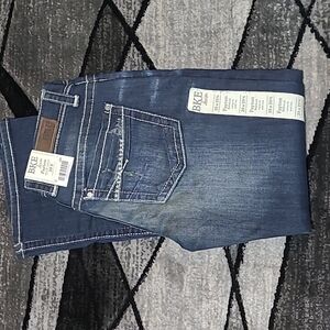 BKE PAYTON CURVY FIT MID-RISE BOOT-CUT DENIM JEAN